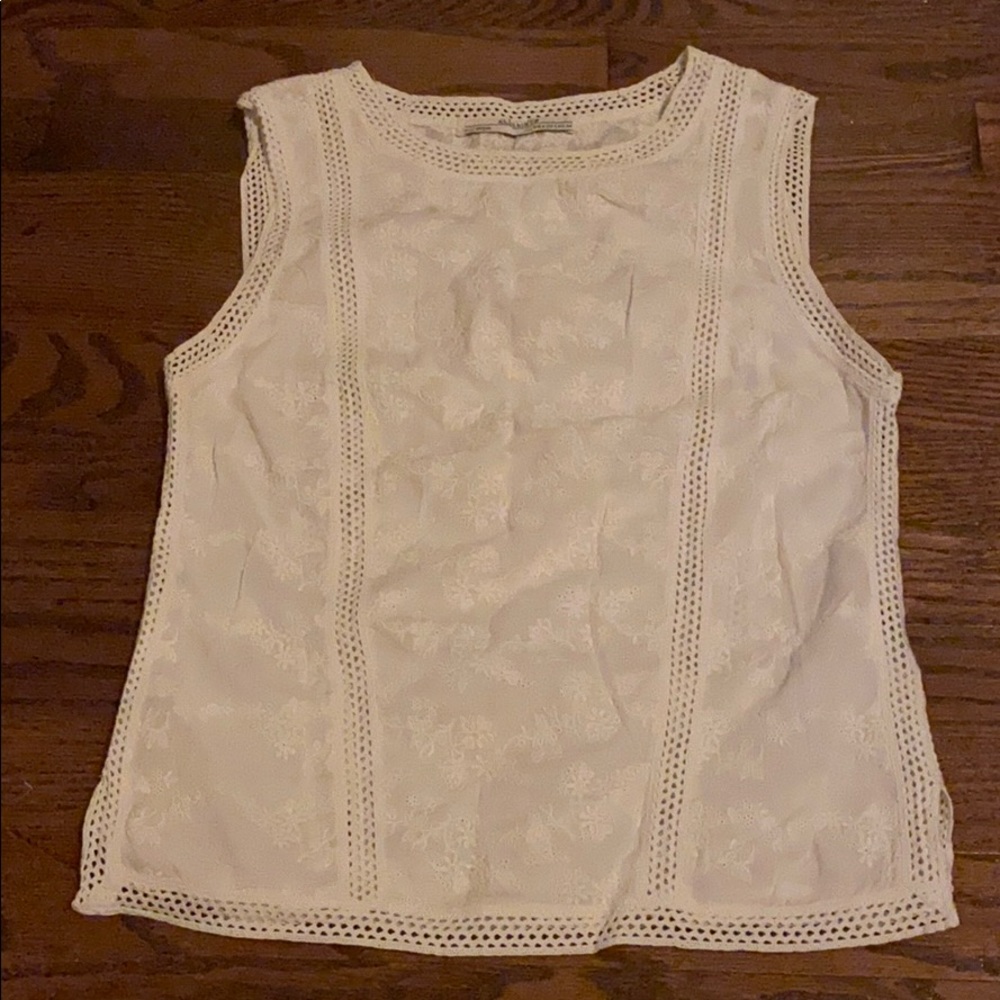All Saints White classic blouse
